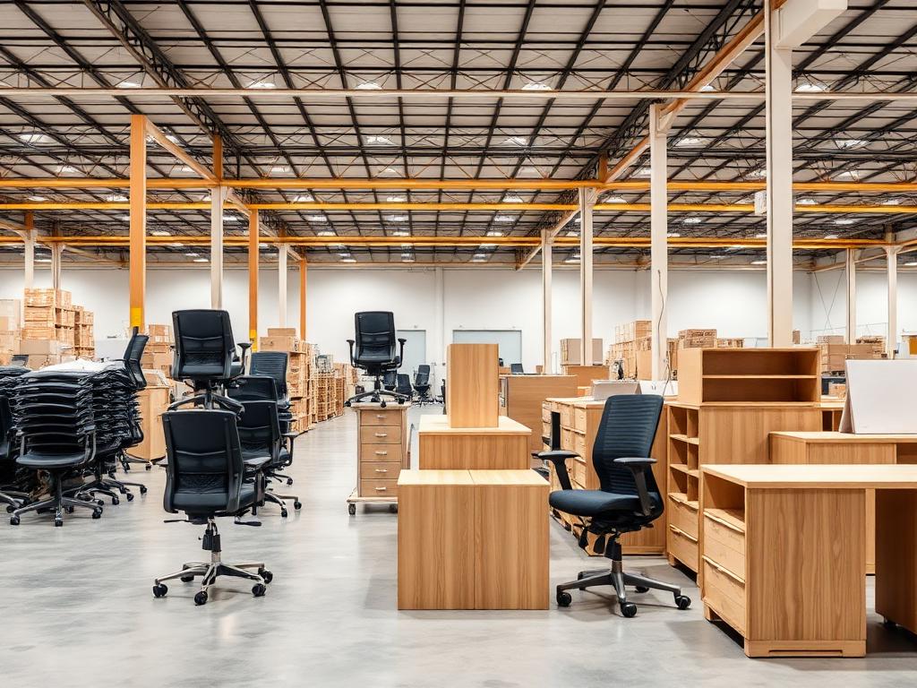 Mobilier de bureau — sièges et plans de travail